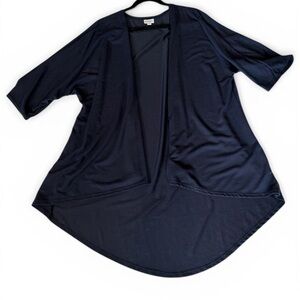 LuLaRoe Lindsay Navy Open-Front Cardigan